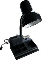 Vintage Jaren ‘70 bureaulamp met organizer voet, Verzamelen, Retro, Ophalen