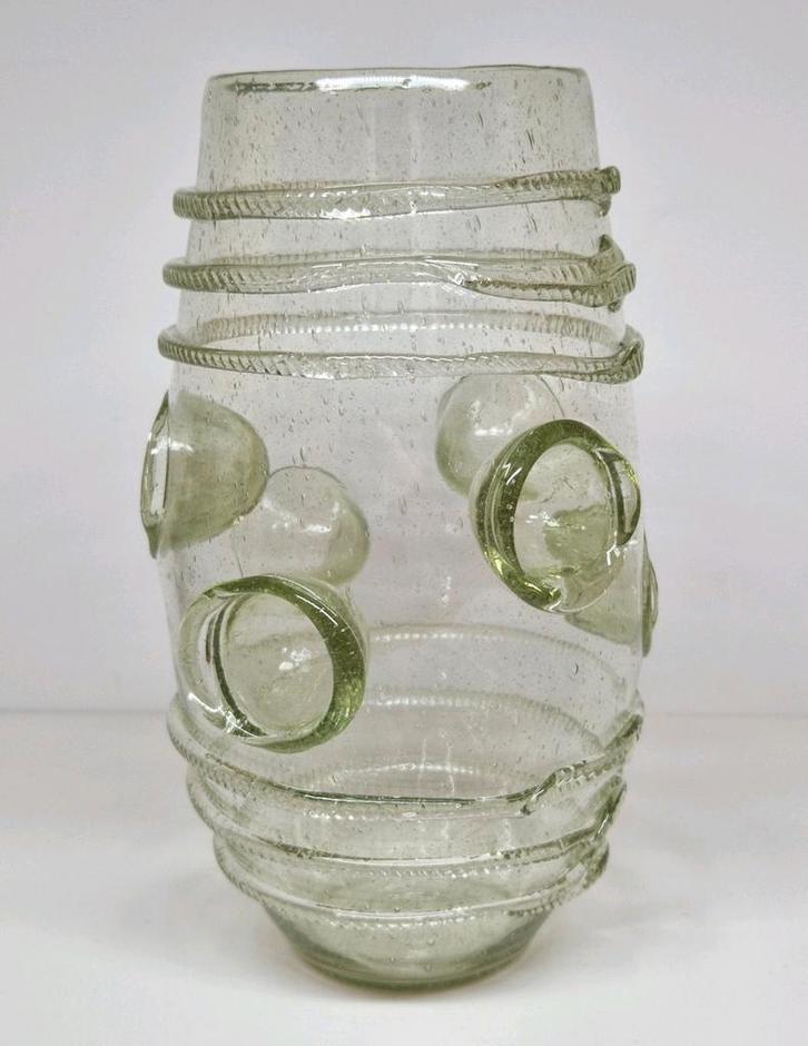 Groen glazen Duimenglas / Daumenglas, Nederland / Duitsland., Antiek en Kunst, Antiek | Glaswerk en Kristal, Ophalen of Verzenden