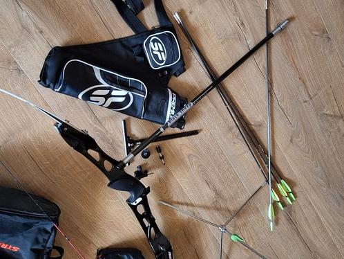 Cartel Fantom recurve zwart. Volledige set., Sport en Fitness, Handboogschieten, Zo goed als nieuw, Pijlen, Ophalen