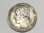België 5 Frank 1848 Leopold I zilver, Postzegels en Munten, Ophalen of Verzenden, Zilver