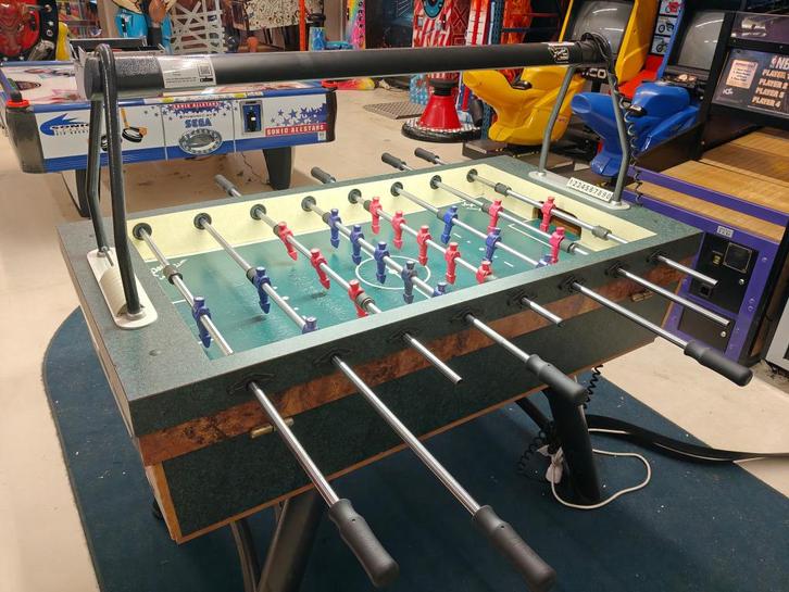 kicker voetbaltafel Jupiter Eurosoccer elektronic, Kinderen en Baby's, Speelgoed | Voetbaltafels, Gebruikt, Ophalen