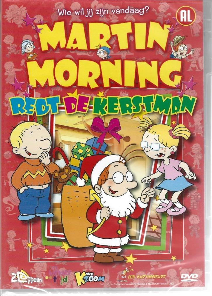 martin morning : redt de kerstman, Cd's en Dvd's, Dvd's | Tv en Series, Nieuw in verpakking, Science Fiction en Fantasy, Vanaf 6 jaar
