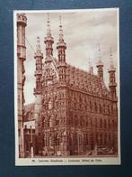 Leuven Louvain Stadhuis Maankaart Transparante kaart, 1940 tot 1960, Ongelopen, Vlaams-Brabant, Verzenden