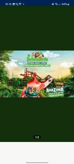 2 Bellewaerde-kaartjes, Tickets en Kaartjes, Recreatie | Pretparken en Attractieparken