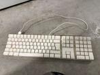 Wit toetsenbord van Apple (echt), Computers en Software, Toetsenborden, Gebruikt, Azerty, Ophalen of Verzenden, Apple