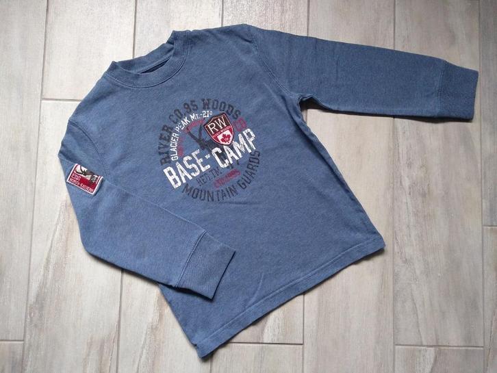 ★ M116 - sportieve trui Riverwoods, Kinderen en Baby's, Kinderkleding | Maat 116, Zo goed als nieuw, Jongen, Trui of Vest, Ophalen of Verzenden