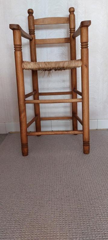Kinderstoel in hout voor peuter, Kinderen en Baby's, Kinderstoelen, Ophalen, Gebruikt