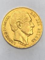 Munt goud België 20 FR Leop I jaartal 1865 WINNER !!!, Losse munt, Goud, Goud, Ophalen of Verzenden