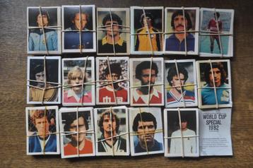 FHER 100 DIFFEREND STICKERS OF WORLD CUP SPECIAL 1982 ESPANA beschikbaar voor biedingen