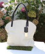 Linde Gallery grote witte leren tas, Ophalen of Verzenden, Zo goed als nieuw, Wit