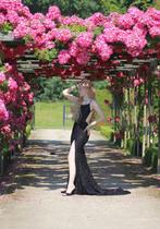 ROBE DE SOIREE noire dos nu, Ophalen, Zwart, Zo goed als nieuw, Maat 36 (S)