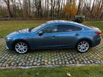 Mazda 6 full option, euro 6b, Auto's, Mazda, 4 cilinders, Blauw, Leder, Particulier