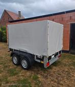 Aanhangwagen dubbel as met zuil. 257x158x150cm, Auto diversen, Aanhangers en Bagagewagens, Ophalen, Zo goed als nieuw