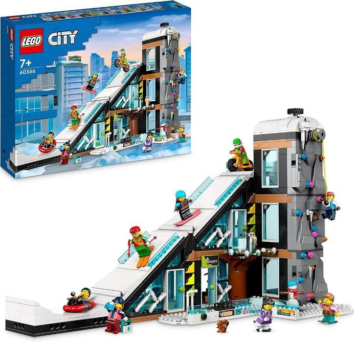 Lego City 60366 - Ski- en klimcentrum, Kinderen en Baby's, Speelgoed | Duplo en Lego, Nieuw, Lego, Complete set, Ophalen of Verzenden