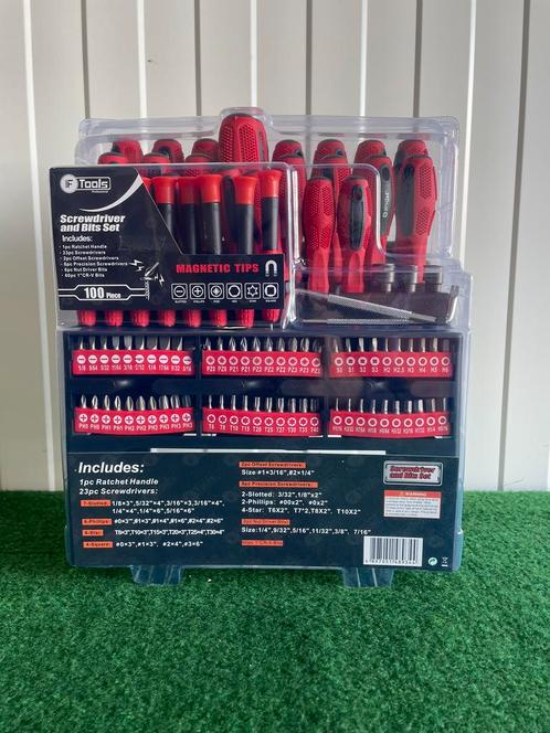 Nieuwe uitgebreide schroevendraaier set, Doe-het-zelf en Bouw, Gereedschap | Handgereedschap, Zo goed als nieuw, Ophalen