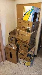15 Caisses bananes + Baxter déménagement, Bricolage & Construction, Casiers & Boîtes, Utilisé, Enlèvement ou Envoi