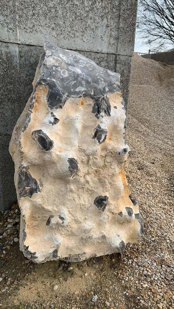 Vuursteen natuursteen keien rotsblokken silex, Tuin en Terras, Grind, Keien en Split, Nieuw, Grind, Multi, Overige materialen