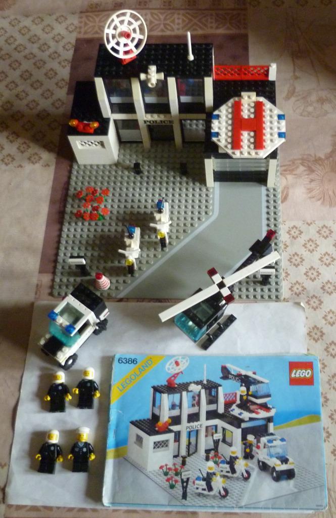 Lego Legoland politie bureaux #6386, Kinderen en Baby's, Speelgoed | Duplo en Lego, Zo goed als nieuw, Lego, Complete set, Ophalen of Verzenden
