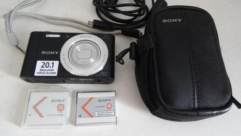 Sony DSC-W810 digitale point & shoot camera 20MP 32GB tas, Audio, Tv en Foto, Fotocamera's Digitaal, Zo goed als nieuw, Compact