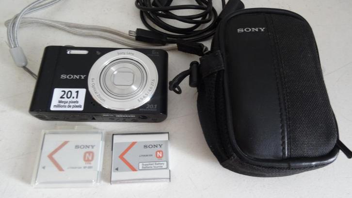 Sony DSC-W810 digitale point & shoot camera 20MP 16GB tas, Audio, Tv en Foto, Fotocamera's Digitaal, Zo goed als nieuw, Compact