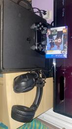 Ps4,controller en headset, Games en Spelcomputers, Spelcomputers | Sony PlayStation 4, Ophalen, Zo goed als nieuw