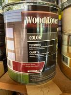 Woodlover Noors Rood tuinhuis dekkende beits 2,5l x 5, Ophalen, Rood, Beits