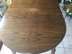 Tafel met 6 stoelen, Ophalen, Zo goed als nieuw, Eikenhout