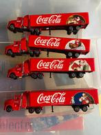 coca cola trucks set van 4 santa, Ophalen of Verzenden, Nieuw, Overige typen