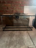 Terrarium met kurk achtergrond, Dieren en Toebehoren, Ophalen, Gebruikt
