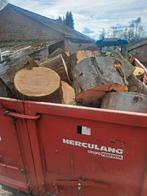 wagen met rollen brandhout, Enlèvement