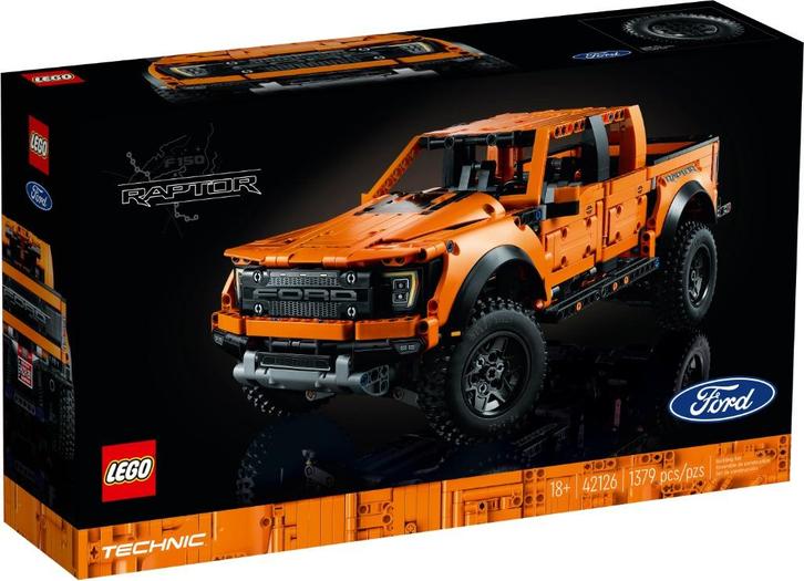 Lego Technic 42126 Ford F-150 Raptor (2021), Kinderen en Baby's, Speelgoed | Duplo en Lego, Nieuw, Lego, Complete set, Ophalen of Verzenden