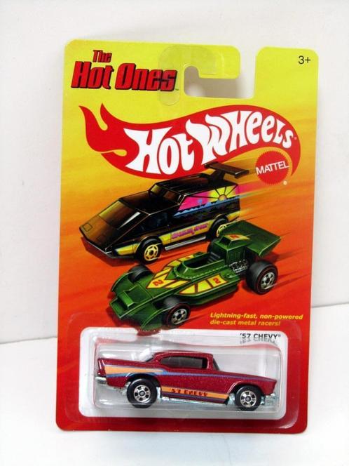 Zeldzaam '57 Chevy "The Hot Ones” Hot Wheels Blackwall, Hobby en Vrije tijd, Modelauto's | Overige schalen, Nieuw, Auto, Ophalen of Verzenden