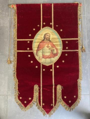 Vaandel processie Heilig Hart van Jezus, Antiek en Kunst, Ophalen