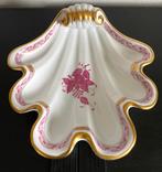Superbe Plat Coquille Vintage en Porcelaine de Herend, Enlèvement ou Envoi