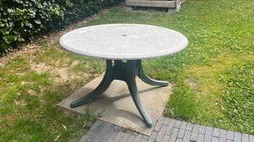 Ronde tuintafel kunststof  beschikbaar voor biedingen
