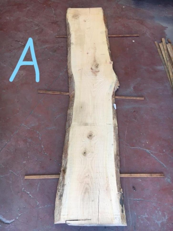 Eiken, beuk, kastanje, populier boomstam schaaldelen, Doe-het-zelf en Bouw, Hout en Planken, Zo goed als nieuw, Overige typen