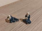 2 Chinese Mudman-beeldjes, Verzenden, Zo goed als nieuw, Mens
