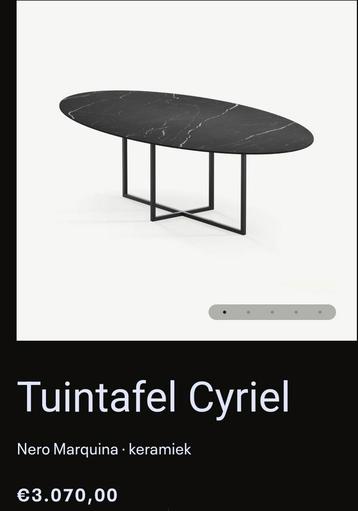 NIEUWE XXL tuintafel 2600x1100cm 12mm VOLKERAMIEK  beschikbaar voor biedingen
