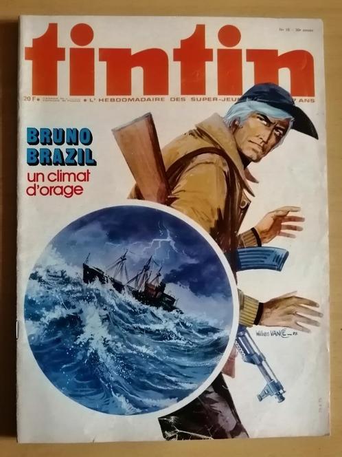 Le journal de Tintin numéro 18 - 1975, Verzamelen, Tijdschriften, Kranten en Knipsels, Krant, Ophalen of Verzenden