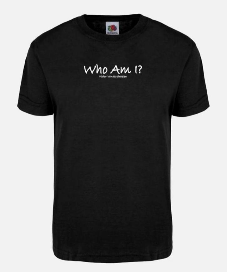 T-shirt ( steun nieuw zangtalent Victor Vanderstraeten ), Kleding | Heren, T-shirts, Nieuw, Overige maten, Zwart, Ophalen of Verzenden