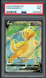 Dragonite V [Full Art] PSA 9 - 76/78 - Pokemon GO 2022, Hobby en Vrije tijd, Verzamelkaartspellen | Pokémon, Verzenden, Zo goed als nieuw