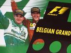 Auto poster van de F1 Grand Prix Spa Schumacher uit 1997, Ophalen of Verzenden, Zo goed als nieuw, Auto's