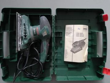 BOSCH PSS 200 A Vlakschuurmachine - 200 W - in koffer, Doe-het-zelf en Bouw, Ophalen, Gebruikt, Minder dan 600 watt, Vlakschuurmachine