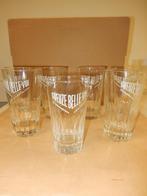 7 GUEUZE BELLE-VUE BIERGLAZEN, Ophalen of Verzenden, Gebruikt, Glas of Glazen, Overige merken