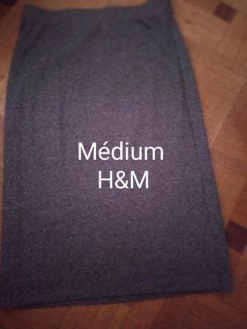 Jupe grise médium H&M
