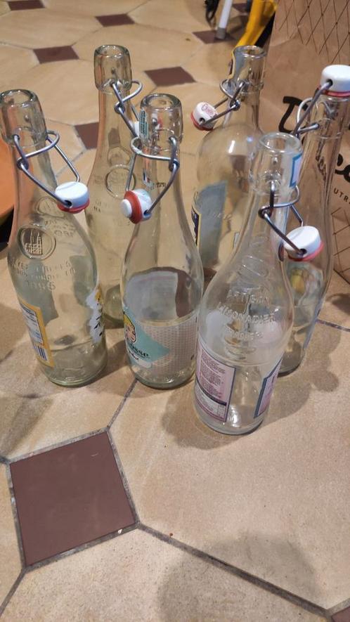 Beugelflessen, Verzamelen, Glas en Drinkglazen, Gebruikt, Ophalen