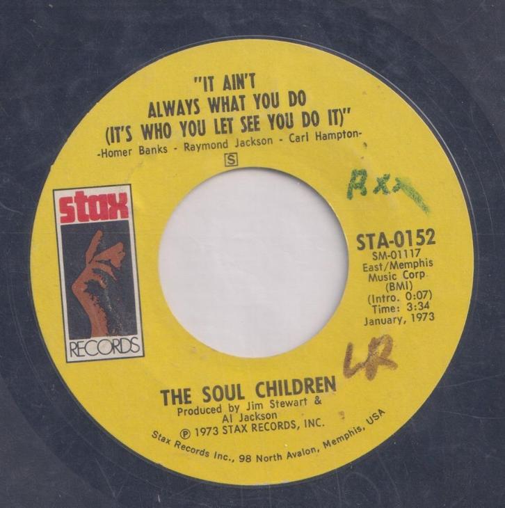 The Soul Children - It ain't always what you do - Soul, Cd's en Dvd's, Vinyl Singles, Gebruikt, Single, R&B en Soul, 7 inch, Ophalen of Verzenden