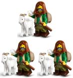 Lego 71045 minifigure series 25 3x goat herd geit, Nieuw, Complete set, Ophalen of Verzenden, Lego