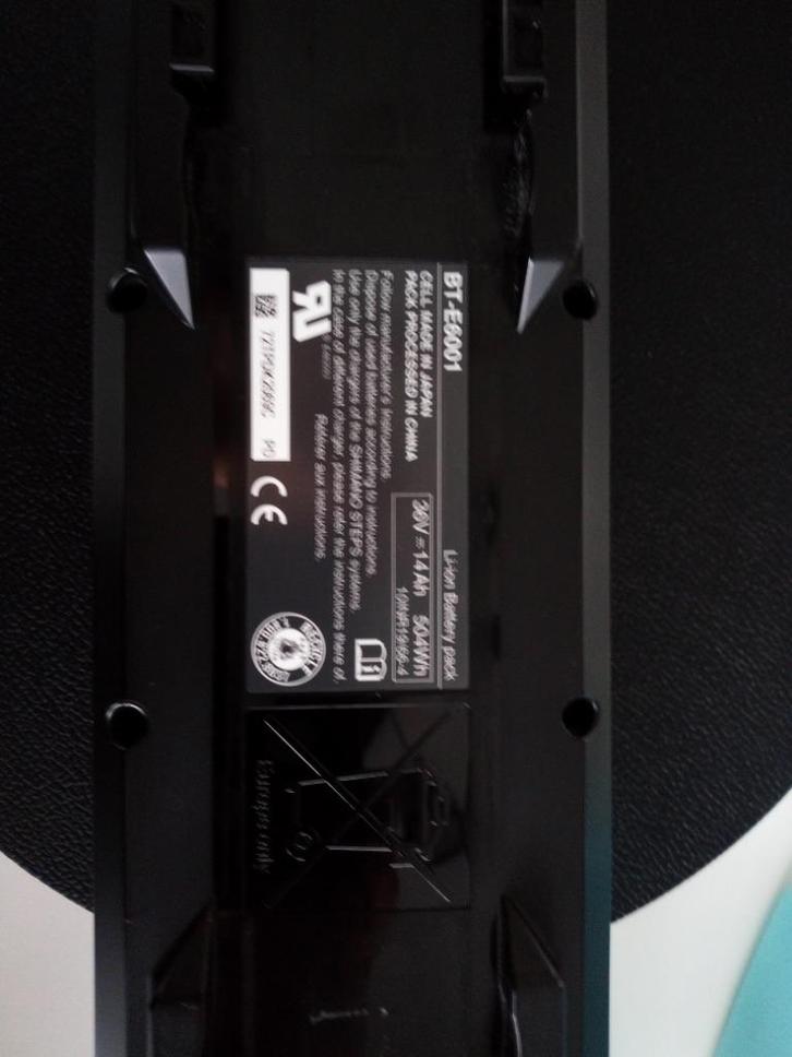 BT-E6001  Fiets Batterij - 504Wh - 2 stuks, Fietsen en Brommers, Fietsaccessoires | Fietsaccu's, Gebruikt, Ophalen