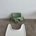 Tripp Trapp Baby Set² groen Tripp Trapp tafelblad wit, Ophalen, Zo goed als nieuw
